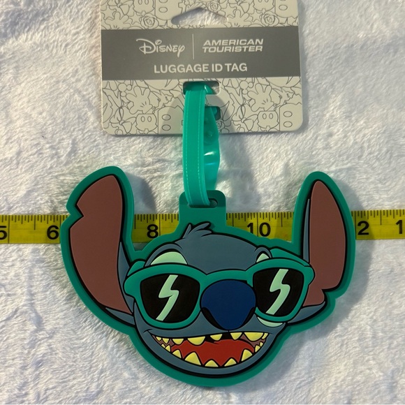 American Tourister Disney Luggage ID Tag - Blue and Brown - Picture 3 of 8